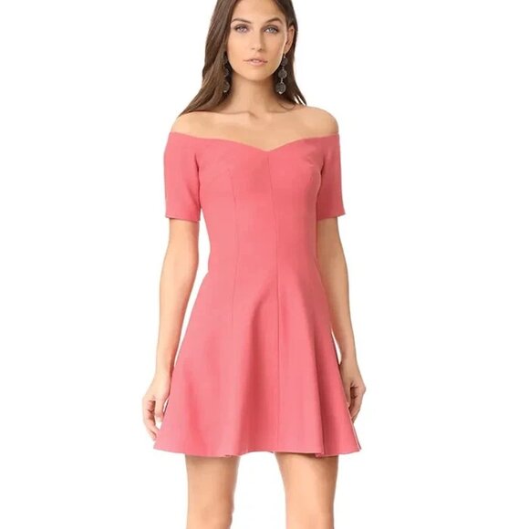 Cinq à Sept Kenna Rose Off-the-Shoulder Dress – Size 2 - Picture 1 of 5